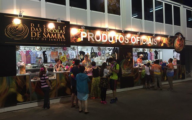 Desfile das Escolas de Samba do Rio de Janeiro Carnaval Loja de Produtos Oficiais